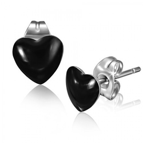 Uhani Black Heart